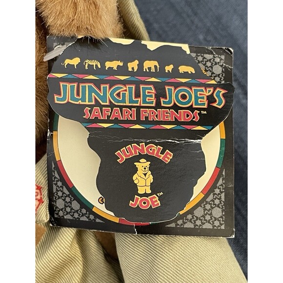 1998 Jungle Joe Talking Plush Teddy Bear Jungle Joe's Safari Friends 9" Works - Picture 4 of 7
